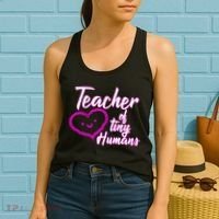 Loving Teacher Of Tiny Humans Women's Tank Top thumb 2