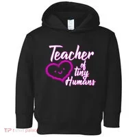 Loving Teacher Of Tiny Humans Toddler Hoodie thumb 0