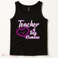 Loving Teacher Of Tiny Humans Tank Top thumb 2