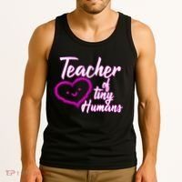 Loving Teacher Of Tiny Humans Tank Top thumb 3