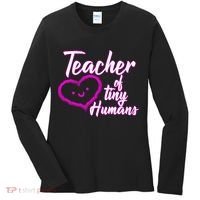 Loving Teacher Of Tiny Humans Women's Long Sleeve Shirt thumb 0