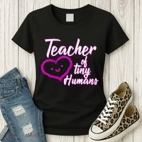 Loving Teacher Of Tiny Humans Women's T-Shirt thumb 3