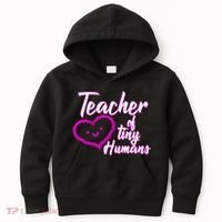 Loving Teacher Of Tiny Humans Kids Hoodie thumb 0