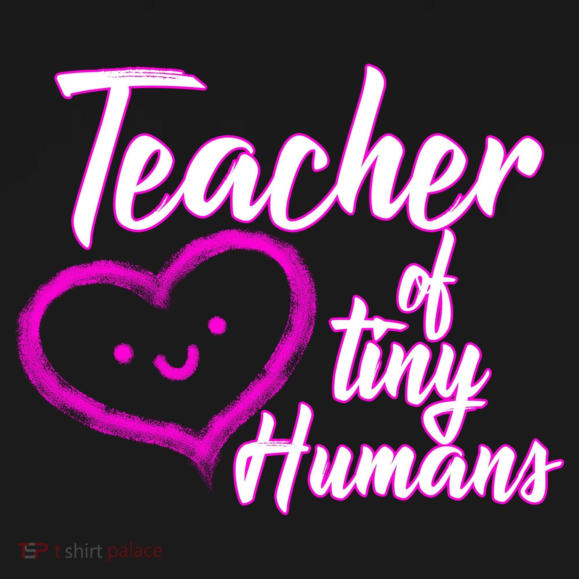 Loving Teacher Of Tiny Humans Kids Long Sleeve Shirt