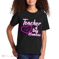 Loving Teacher Of Tiny Humans Kids T-Shirt thumb 2