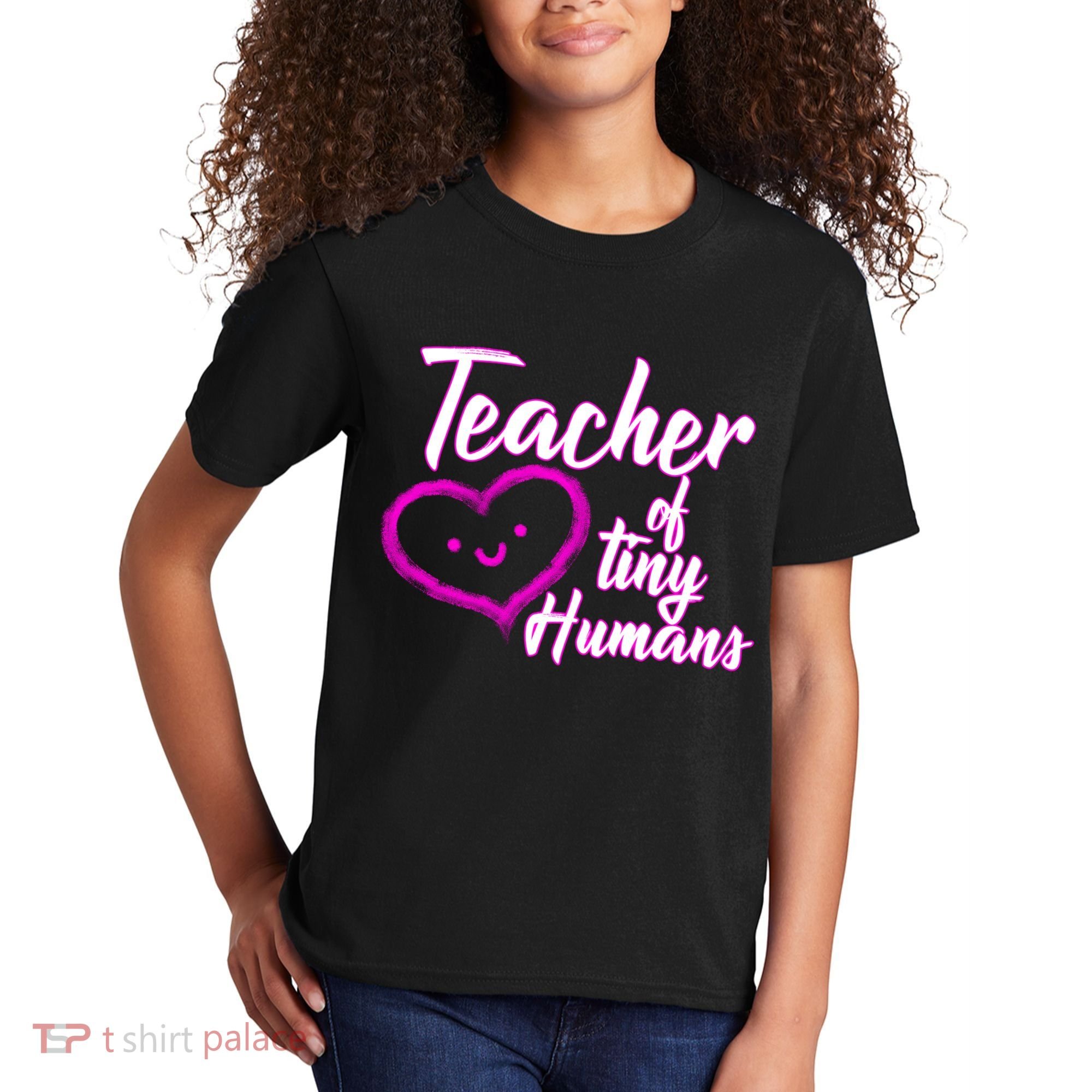 Loving Teacher Of Tiny Humans Kids T-Shirt