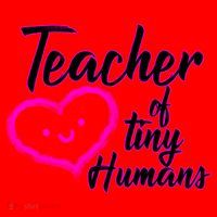 Loving Teacher Of Tiny Humans Santa Hat thumb 1