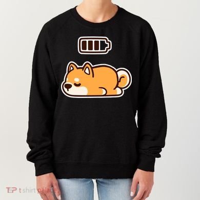 Low Battery Corgi Dog Women's Sweatshirt