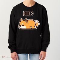 Low Battery Corgi Dog Women's Sweatshirt thumb 0