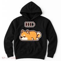 Low Battery Corgi Dog Hoodie thumb 0