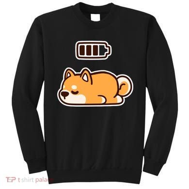Low Battery Corgi Dog Sweatshirt