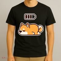 Low Battery Corgi Dog T-Shirt thumb 3
