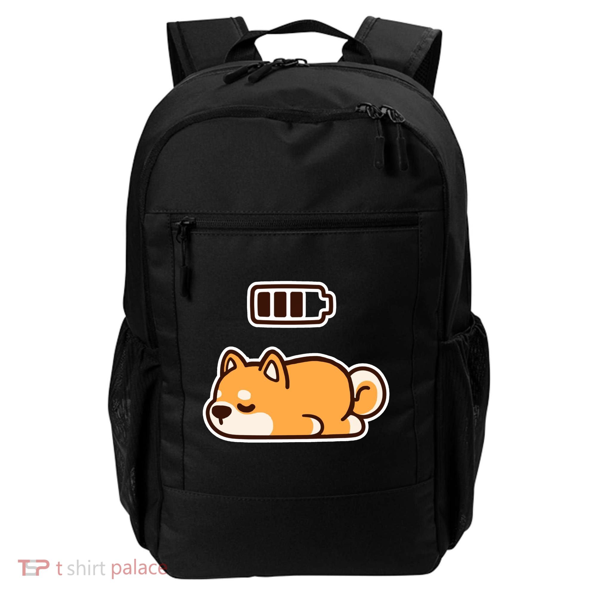 Low Battery Corgi Dog Backpack