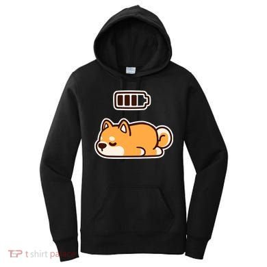 Low Battery Corgi Dog Women's Hoodie