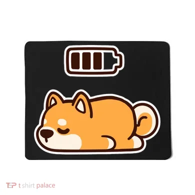 Low Battery Corgi Dog Mousepad