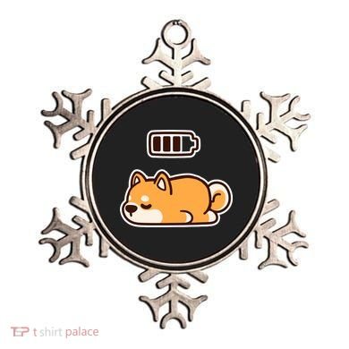 Low Battery Corgi Dog Ornament