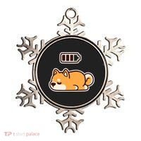 Low Battery Corgi Dog Ornament thumb 0