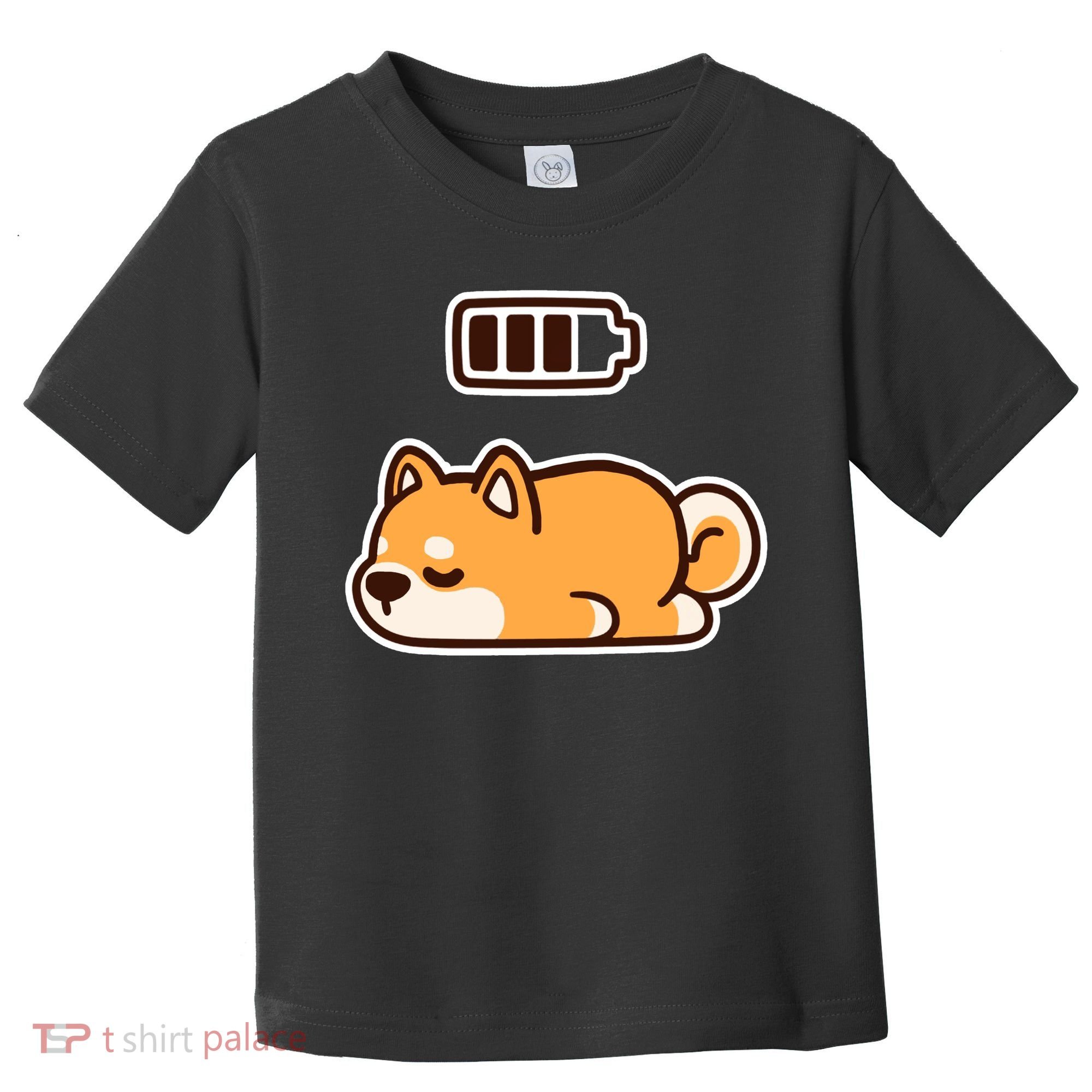 Low Battery Corgi Dog Toddler T-Shirt