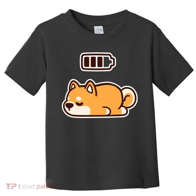 Low Battery Corgi Dog Toddler T-Shirt