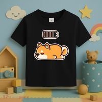 Low Battery Corgi Dog Toddler T-Shirt thumb 3