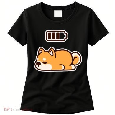 Low Battery Corgi Dog Women's T-Shirt