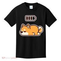 Low Battery Corgi Dog Kids T-Shirt thumb 0
