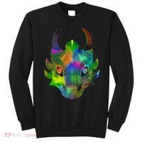 Low Poly Dragon Face Sweatshirt thumb 0