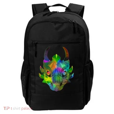 Low Poly Dragon Face Backpack