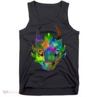 Low Poly Dragon Face Tank Top thumb 0
