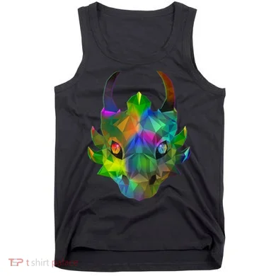 Low Poly Dragon Face Tank Top