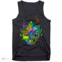 Low Poly Dragon Face Tank Top thumb 0