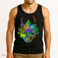 Low Poly Dragon Face Tank Top thumb 3