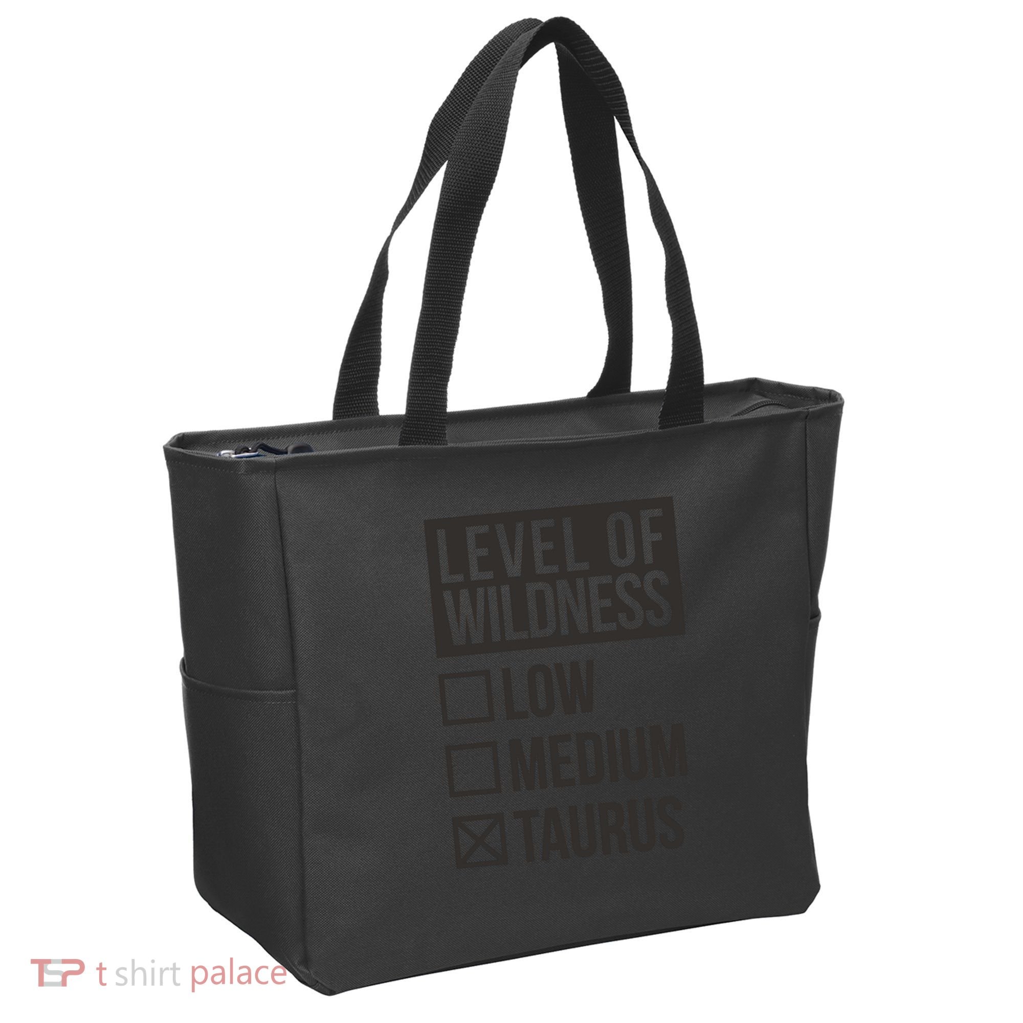 Level Of Wildness Taurus Tote Bag