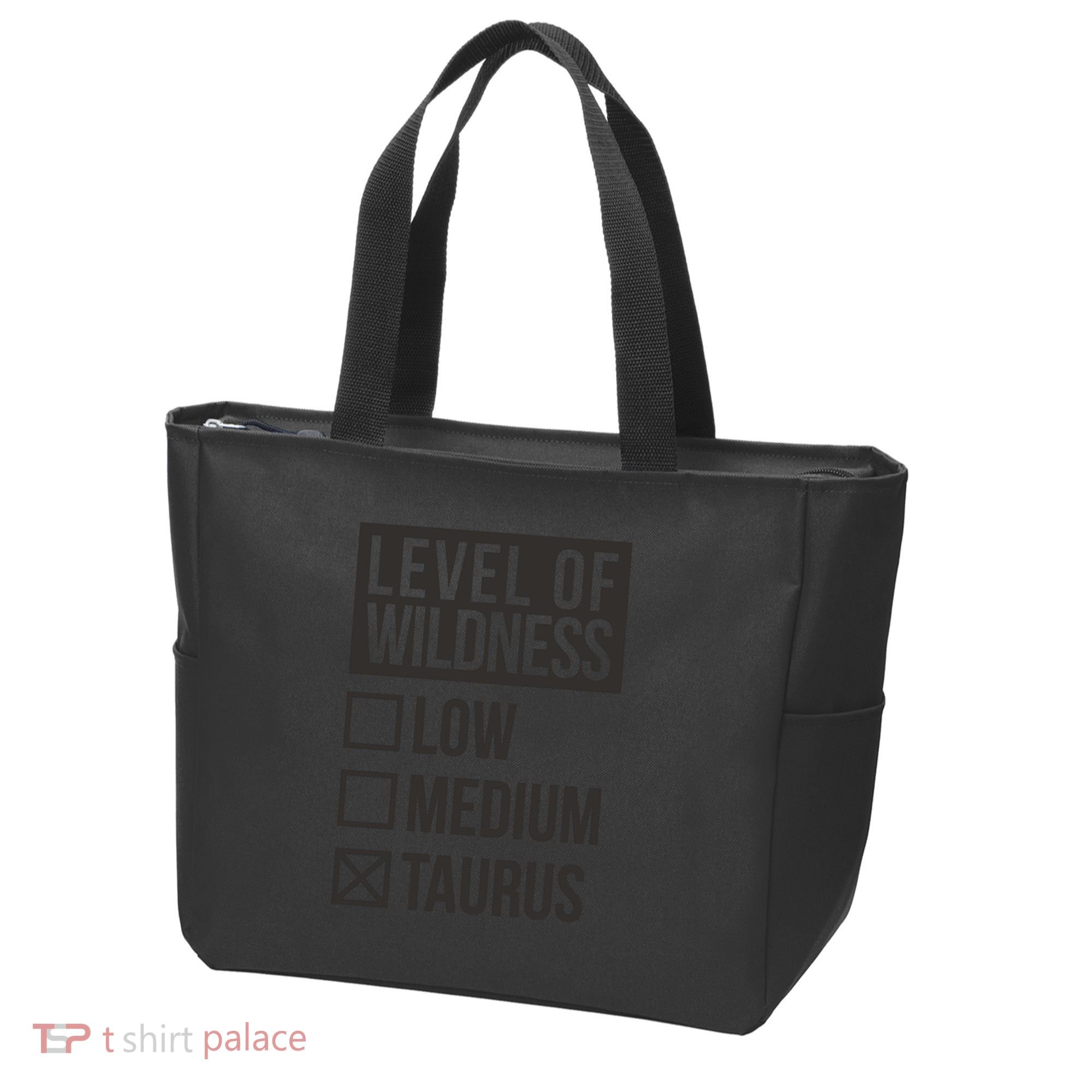Level Of Wildness Taurus Tote Bag