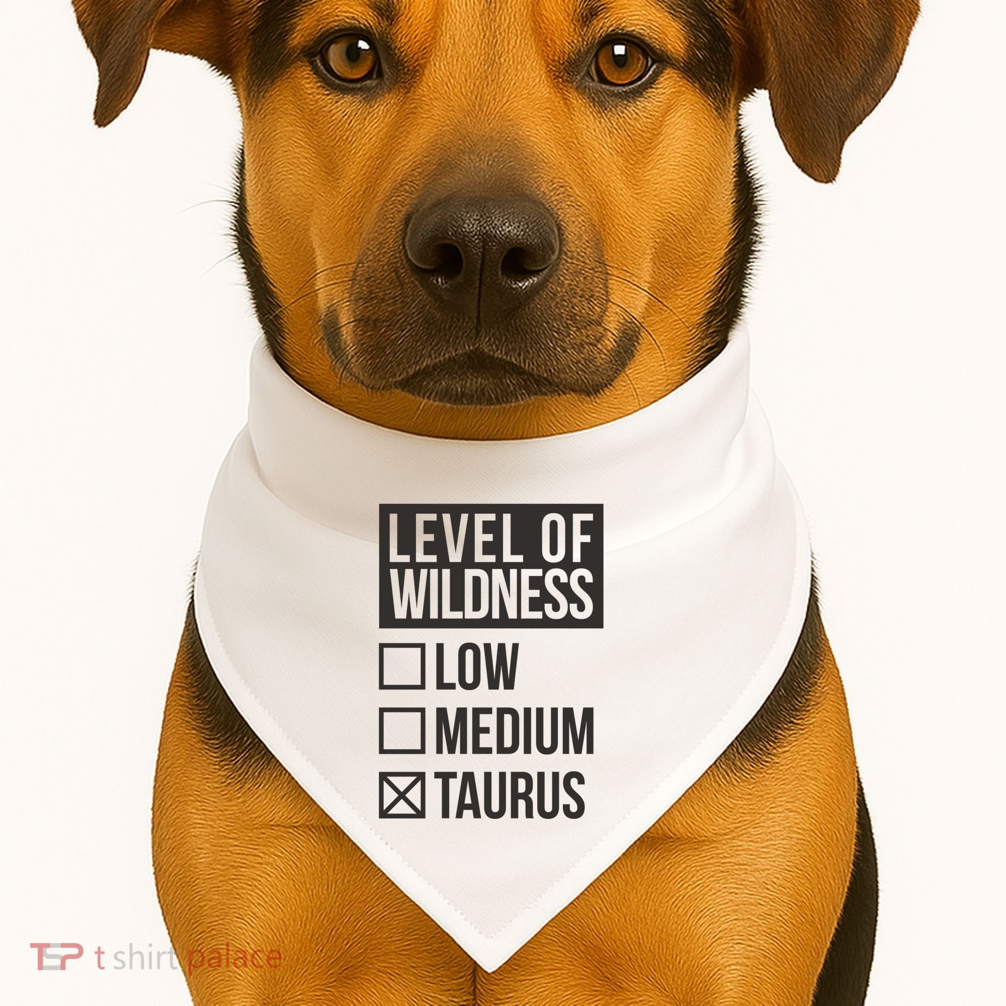 Level Of Wildness Taurus USA-Made Doggie Bandana