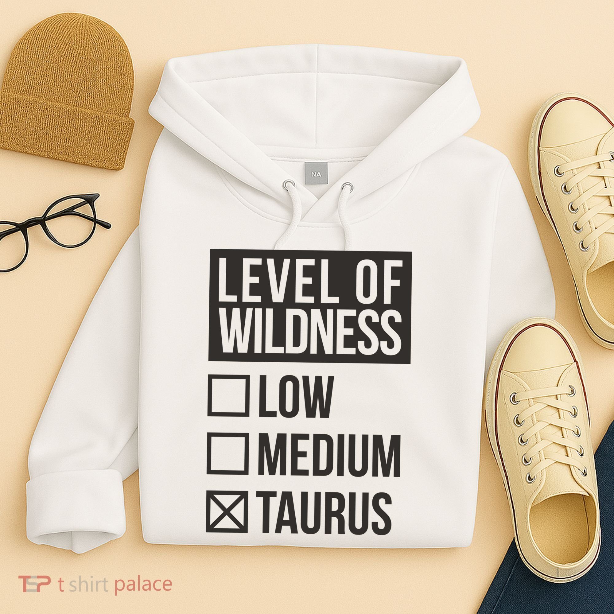 Level Of Wildness Taurus Hoodie