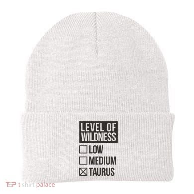 Level Of Wildness Taurus Beanie