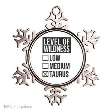 Level Of Wildness Taurus Ornament
