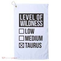Level Of Wildness Taurus Golf Towel thumb 0