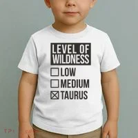 Level Of Wildness Taurus Toddler T-Shirt thumb 2