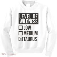 Level Of Wildness Taurus Kids Sweatshirt thumb 0