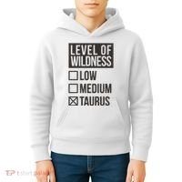 Level Of Wildness Taurus Kids Hoodie thumb 4