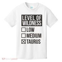 Level Of Wildness Taurus Kids T-Shirt thumb 0