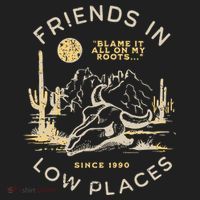 Low Places 90s Country Golf Towel thumb 3