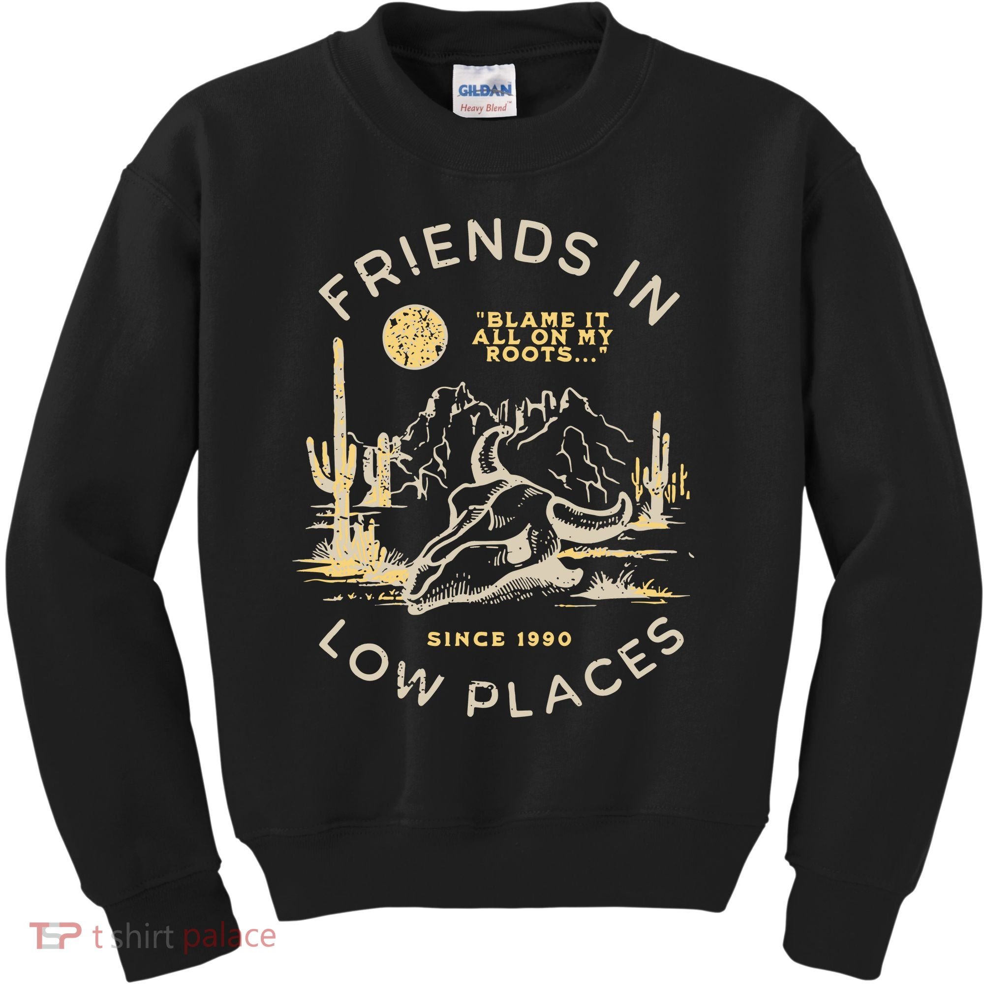 Low Places 90s Country Kids Sweatshirt