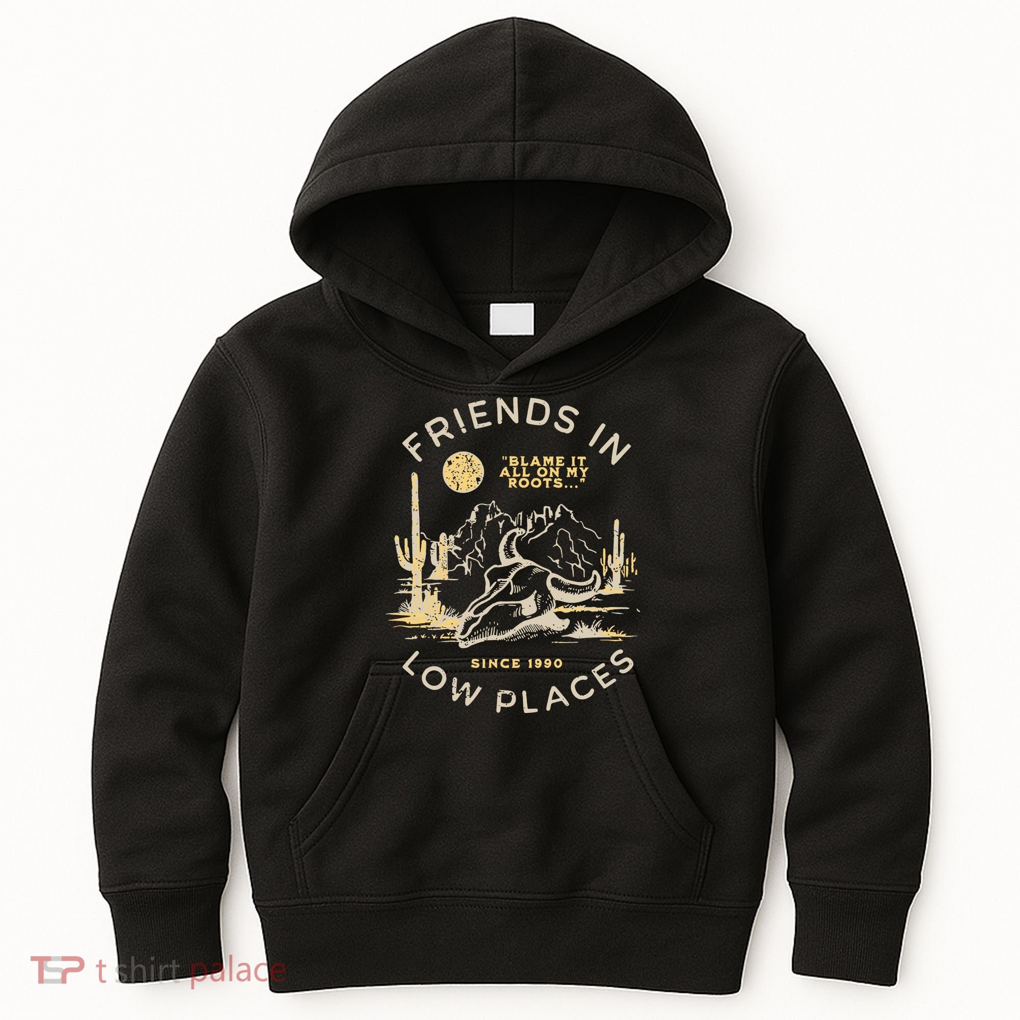 Low Places 90s Country Kids Hoodie