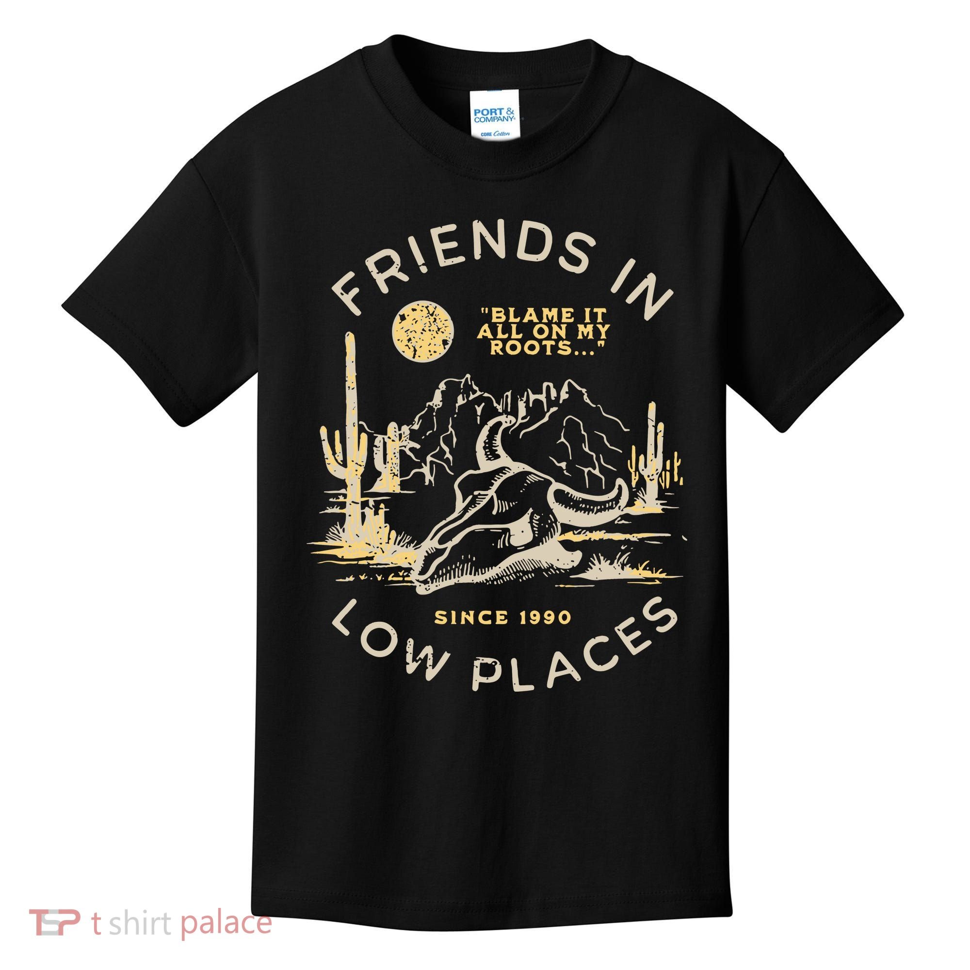 Low Places 90s Country Kids T-Shirt