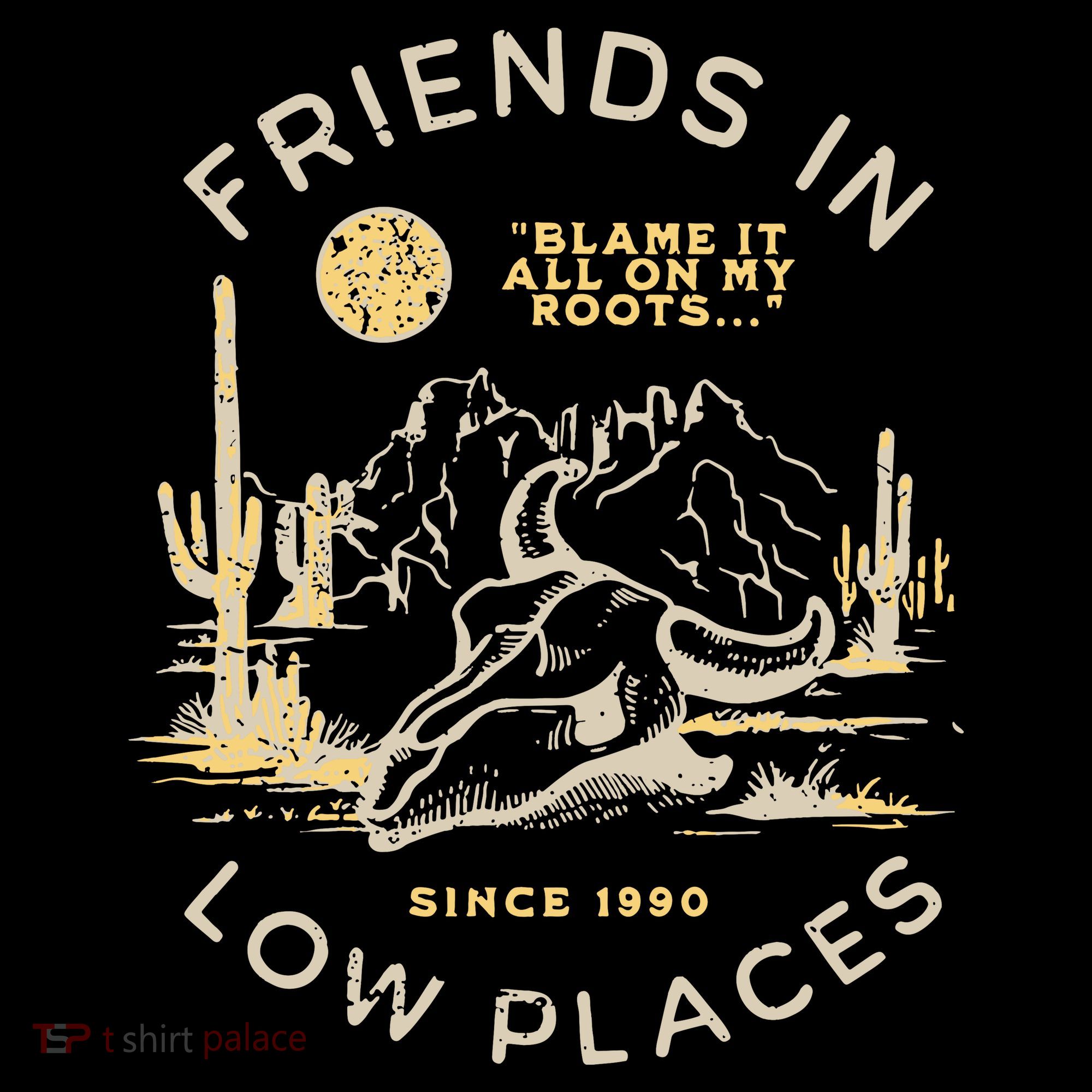 Low Places 90s Country Kids T-Shirt