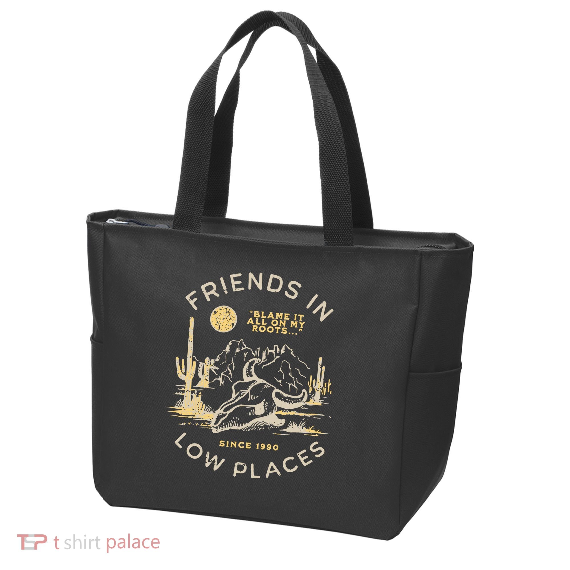 Low Places 90s Country Tote Bag