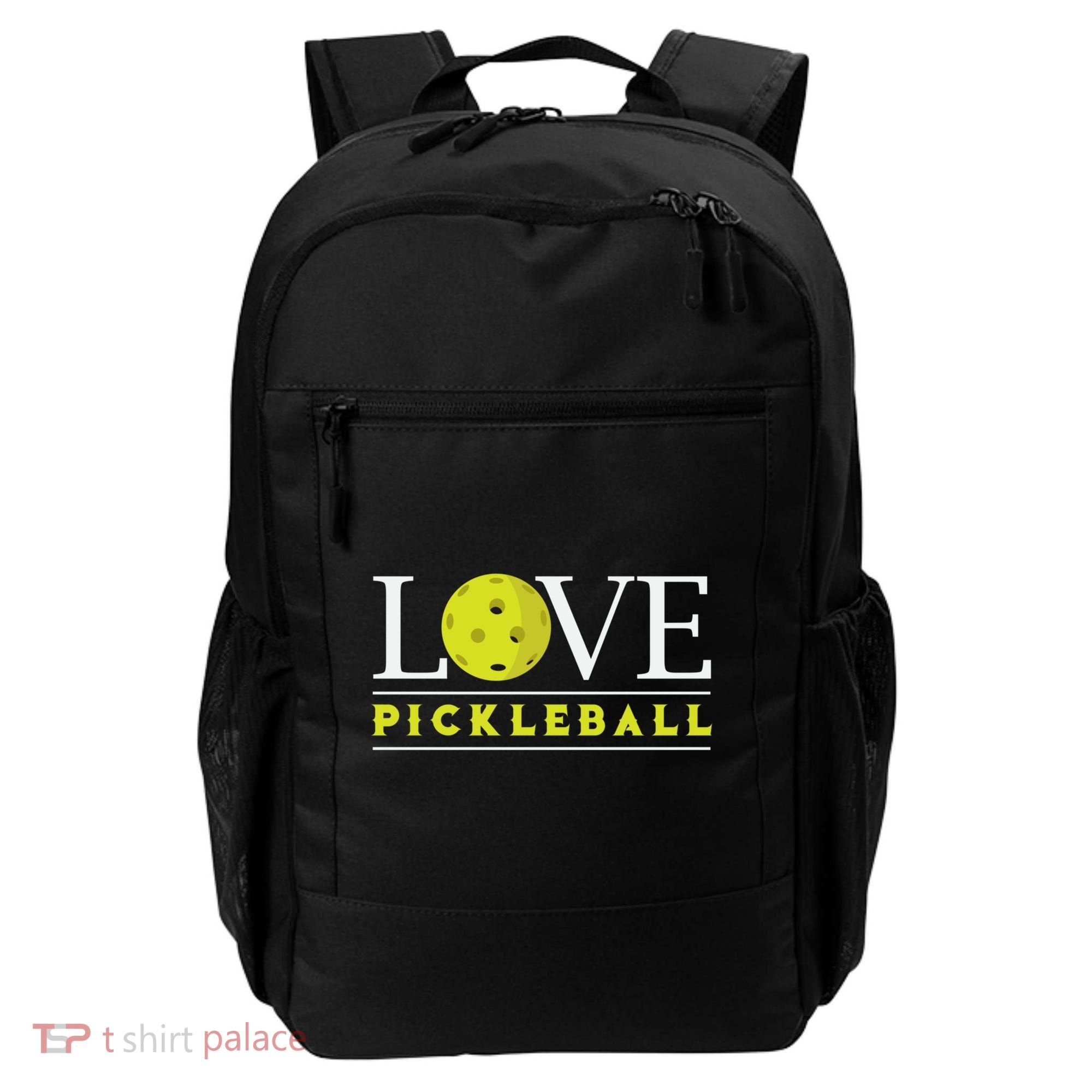 Love Pickleball Apparel Pickleball Player Funny Gift Backpack